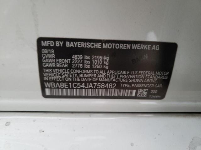 WBA8E1C54JA758482 BMW 330e