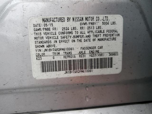 JN1BV7AR2FM410061 Infiniti Q50 BASE