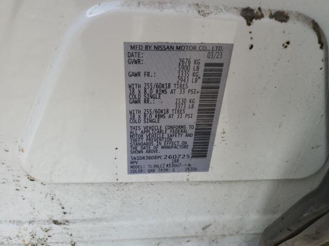 5N1DR3BD8PC260725 Nissan Pathfinder Sv
