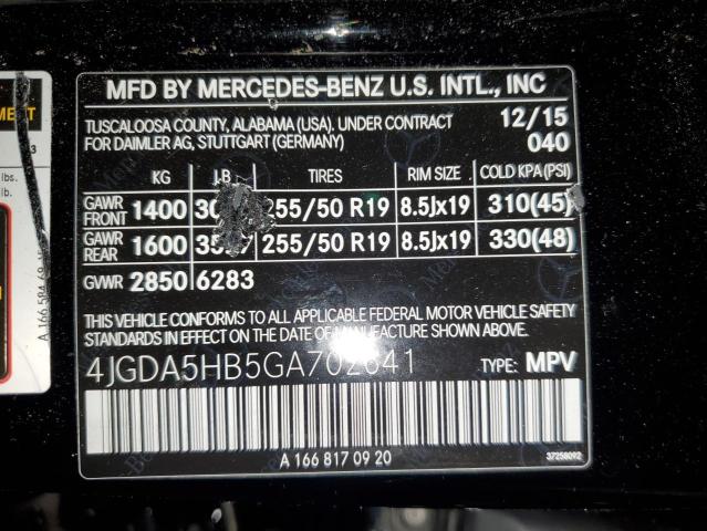 4JGDA5HB5GA702641 Mercedes-Benz Gle 350 4matic