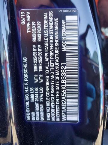 WP1AB2A56KLB33821 Porsche MACAN S