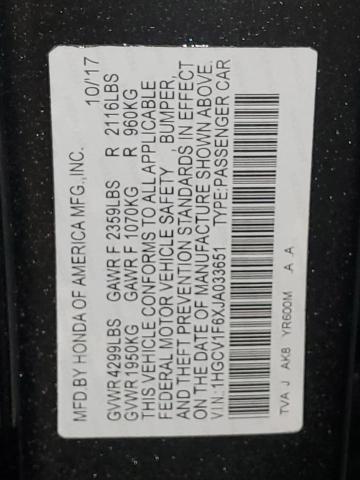 1HGCV1F6XJA033651 Honda ACCORD EXL