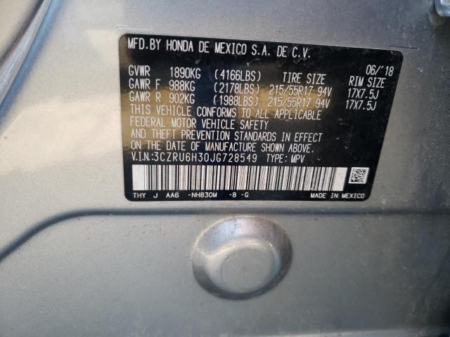 3CZRU6H30JG728549 Honda HR-V LX