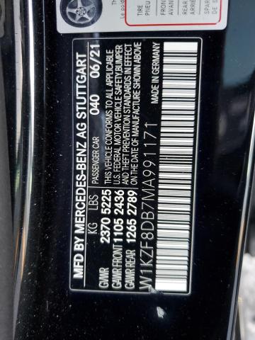 W1KZF8DB7MA991171 Mercedes-Benz E 350