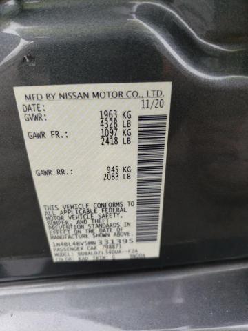1N4BL4BV5MN331395 Nissan ALTIMA S