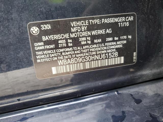 WBA8D9G30HNU61528 BMW 330 XI