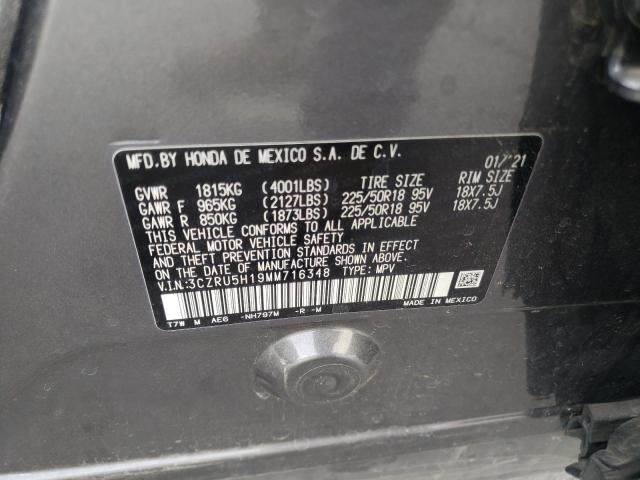 3CZRU5H19MM716348 Honda HR-V SPORT