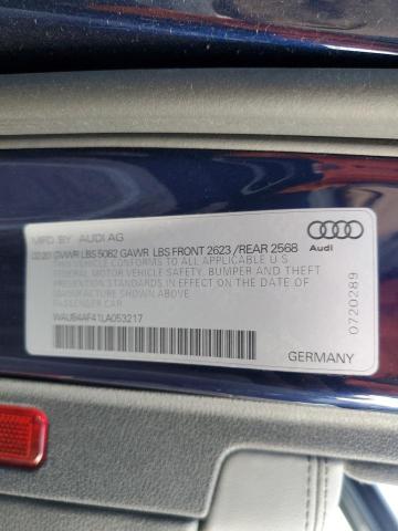 WAUB4AF41LA053217 Audi S4 Premium Plus