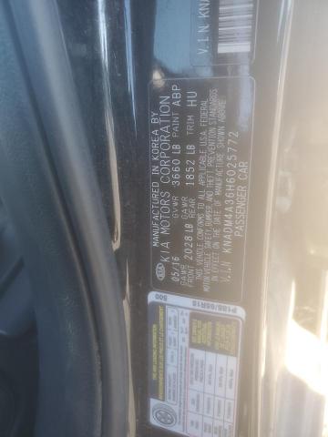 KNADM4A36H6025772 KIA RIO LX