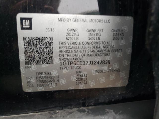 1GTP6EE17J1242839 GMC Canyon Denali