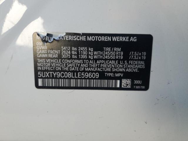 5UXTY9C08LLE59609 BMW X3 Xdrivem40i