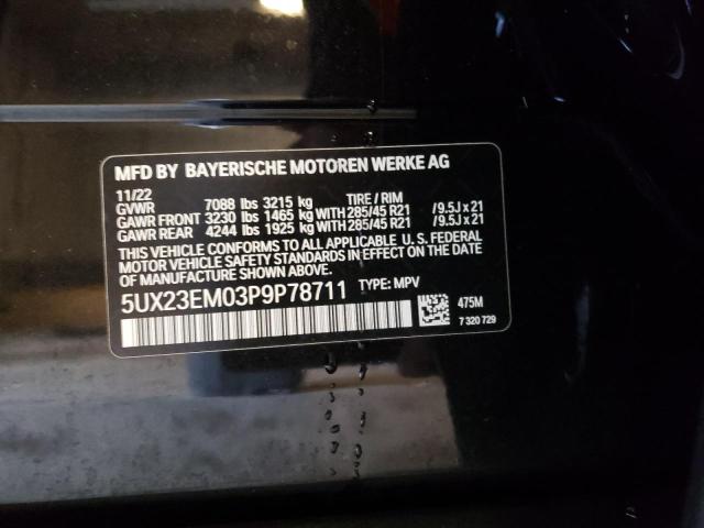 5UX23EM03P9P78711 BMW X7 Xdrive40i