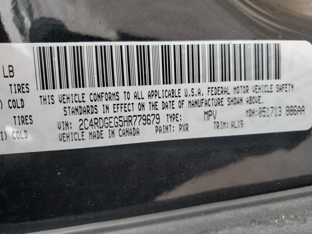 2C4RDGEG5HR779679 Dodge Grand Caravan Gt