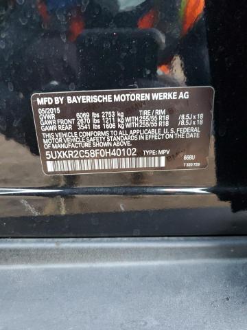 5UXKR2C58F0H40102 BMW X5 Sdrive35i