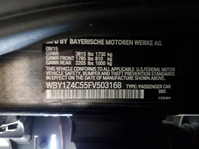 WBY1Z4C55FV503168 BMW I3 REX