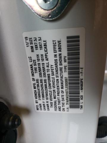 7FARW2H97LE000897 Honda Cr-v Touring