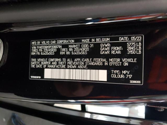 YV4ED3GM3P2066784 Volvo C40 Recharge Ultimate