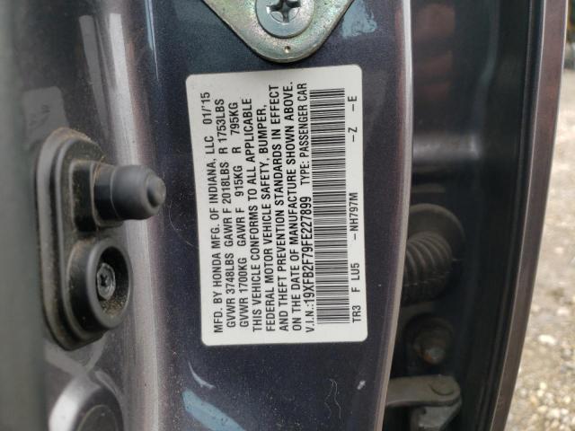 19XFB2F79FE227899 Honda CIVIC SE