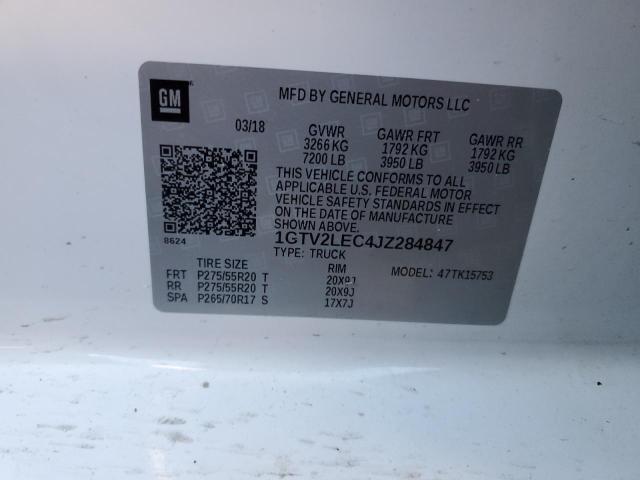 1GTV2LEC4JZ284847 GMC Sierra K1500
