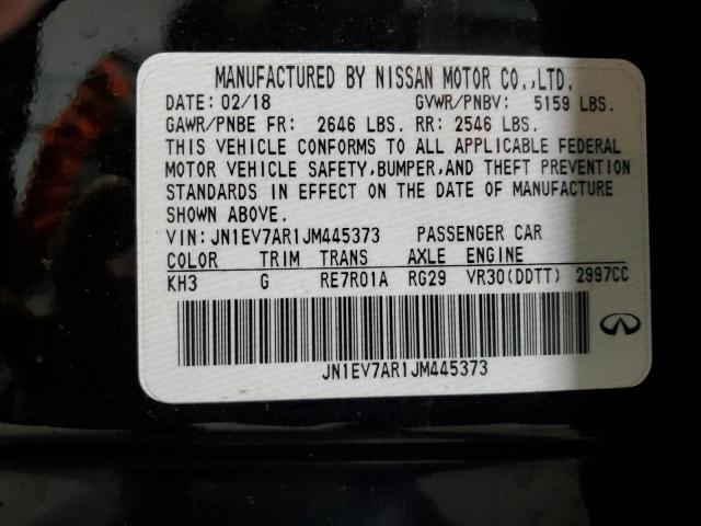 JN1EV7AR1JM445373 Infiniti Q50 LUXE