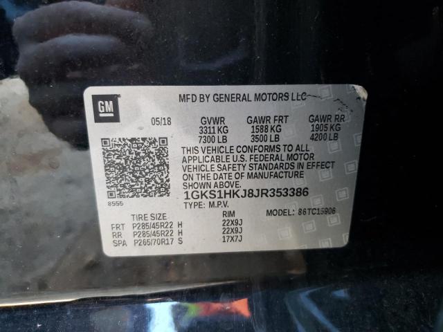1GKS1HKJ8JR353386 GMC YUKON XL DENALI