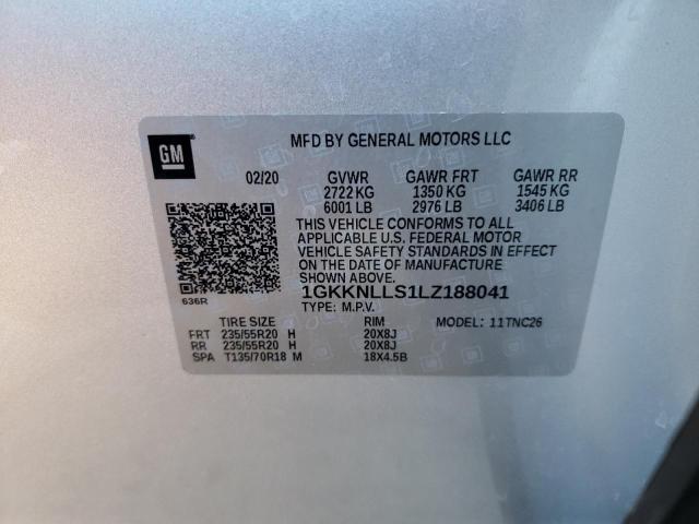 1GKKNLLS1LZ188041 GMC Acadia At4