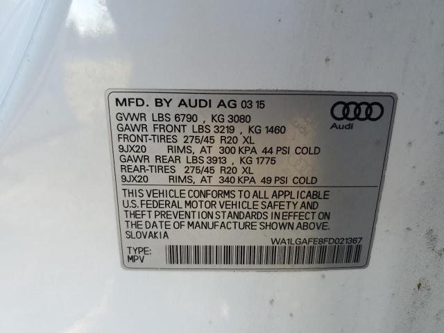 WA1LGAFE8FD021367 Audi Q7 Premium Plus