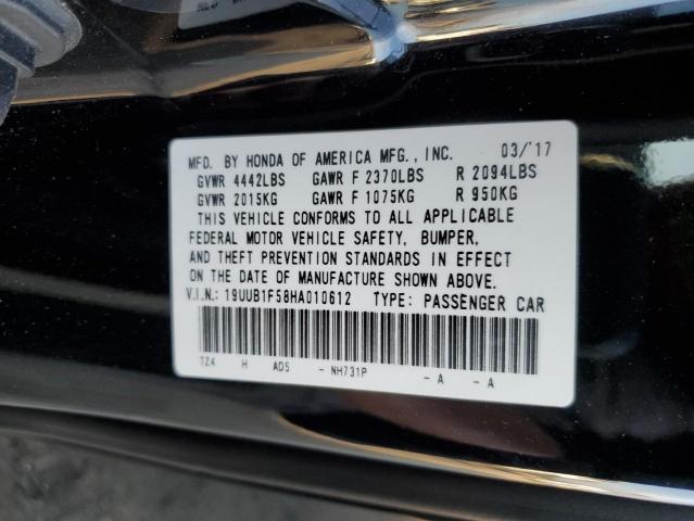 19UUB1F58HA010612 Acura TLX TECH