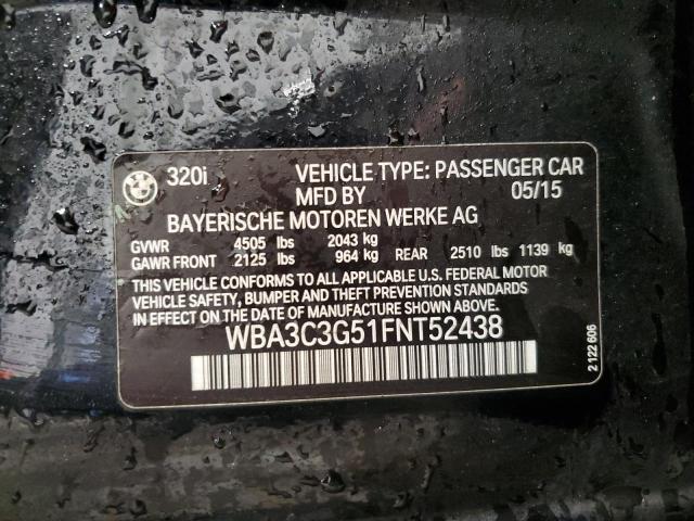 WBA3C3G51FNT52438 BMW 320 I Xdrive