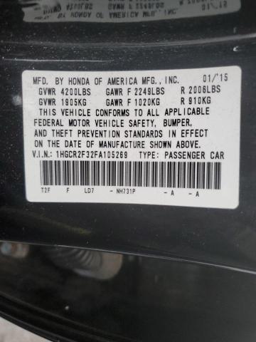 1HGCR2F32FA105269 Honda ACCORD LX