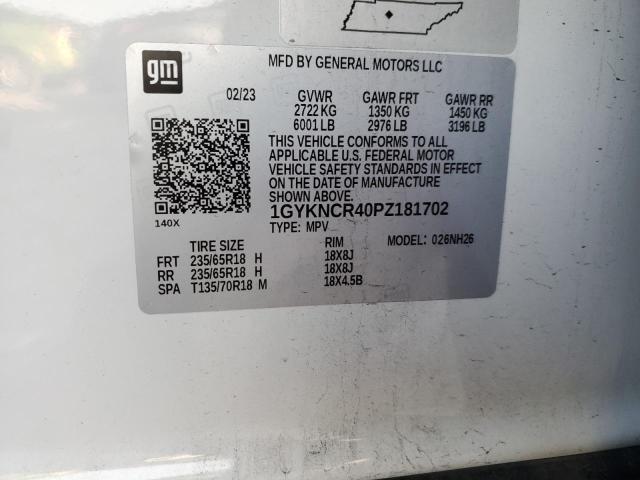 1GYKNCR40PZ181702 Cadillac Xt5 Premium Luxury