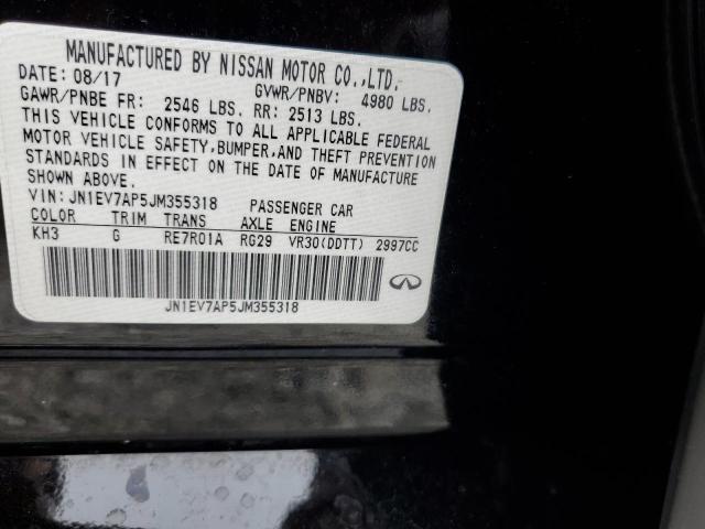 JN1EV7AP5JM355318 Infiniti Q50 LUXE