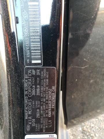 KNAFK4A63F5345952 KIA FORTE LX