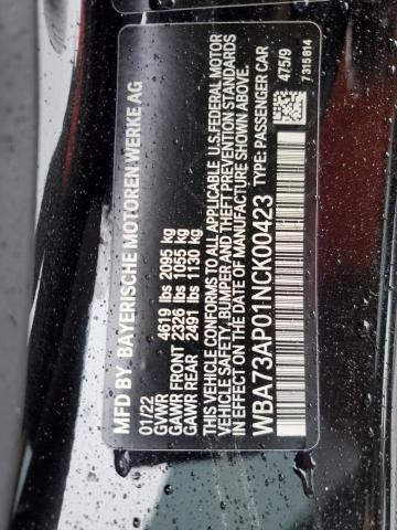 WBA73AP01NCK00423 BMW 430xi