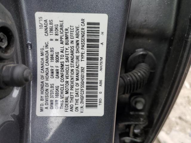 2HGFC2F55GH501392 Honda Civic Lx