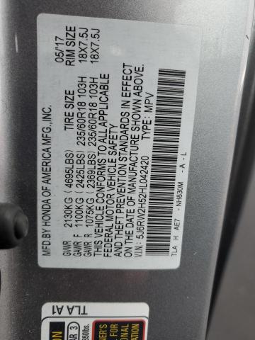 5J6RW2H52HL042420 Honda CR-V EX