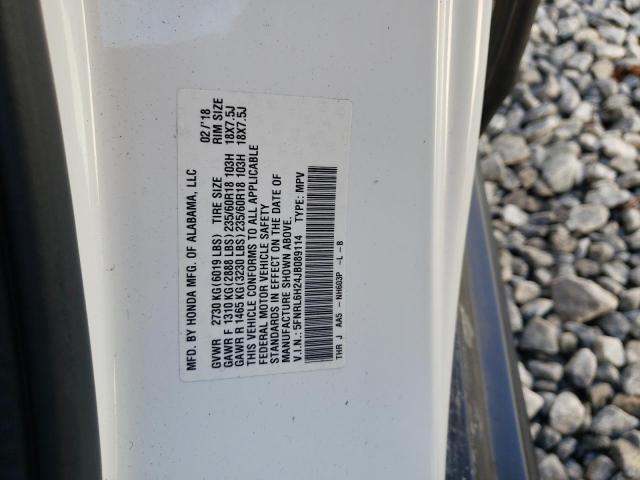 5FNRL6H24JB089114 Honda ODYSSEY LX