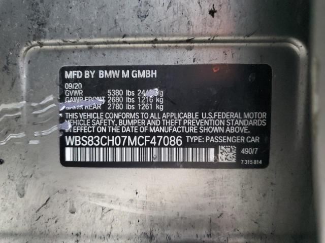 WBS83CH07MCF47086 BMW M5