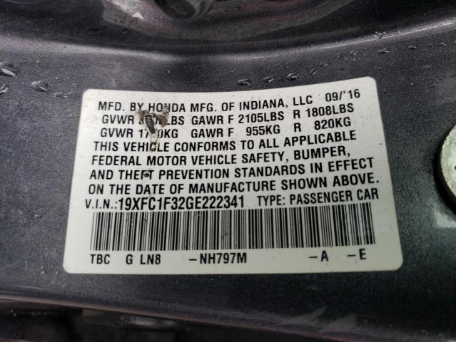 19XFC1F32GE222341 Honda CIVIC EX