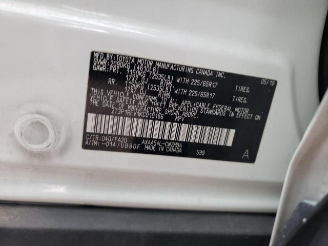 2T3P1RFV1KC010166 Toyota Rav4 Xle