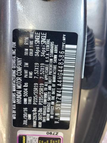 5XYZW4LA4HG448586 Hyundai SANTA FE SPORT