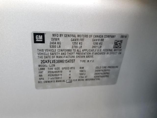 2GKFLVE38H6154707 GMC Terrain Denali