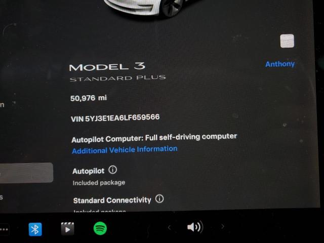 5YJ3E1EA6LF659566 Tesla MODEL 3
