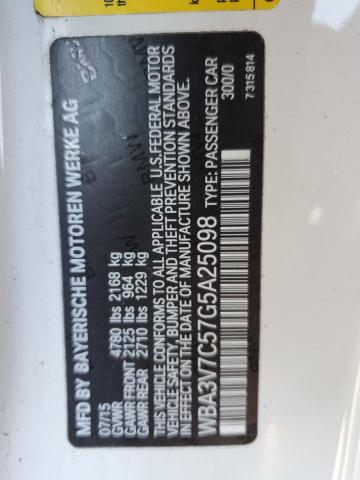 WBA3V7C57G5A25098 BMW 428 I Sulev