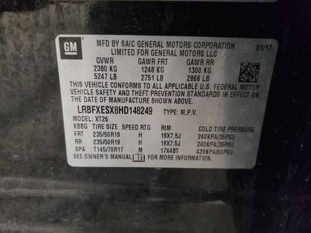 LRBFXESX8HD148249 Buick Envision Premium