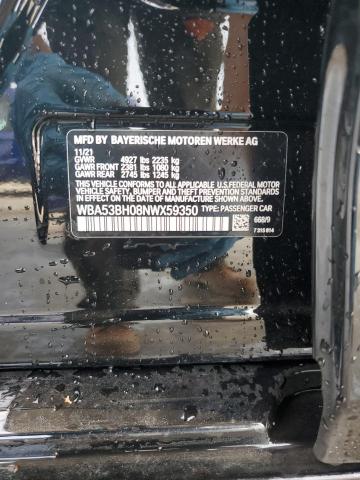 WBA53BH08NWX59350 BMW 530 I