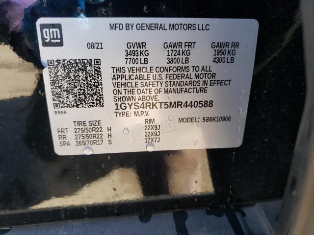 1GYS4RKT5MR440588 Cadillac Escalade Esv Sport Platinum