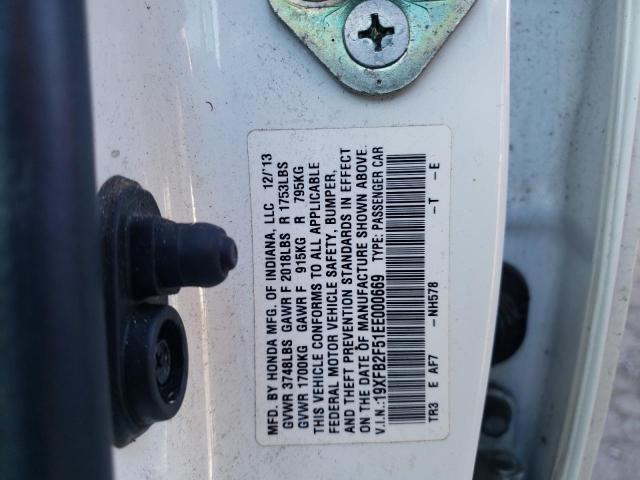 19XFB2F51EE000669 Honda Civic Lx
