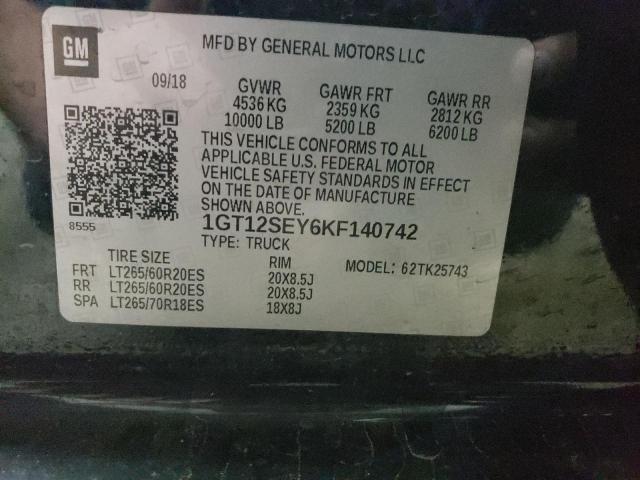 1GT12SEY6KF140742 GMC Sierra K2500 Denali