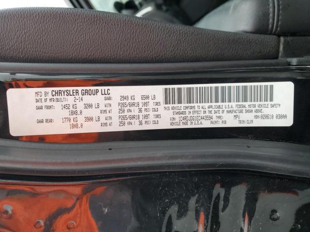 1C4RDJDG1EC443594 Dodge DURANGO LIMITED